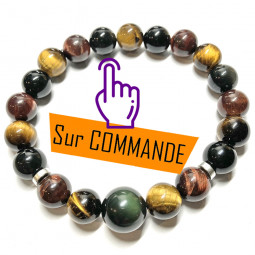 Bracelet Boules 3 Pierres