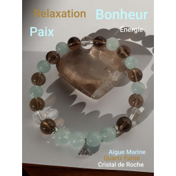 Bracelet Boules 3 Pierres