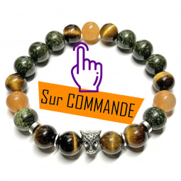 Bracelet Boules 3 Pierres