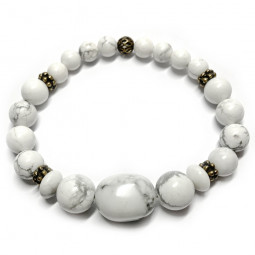 Bracelet en Howlite