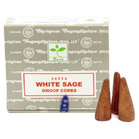 Sauge blanche Satya encens naturel indien 15g - Escale Sensorielle