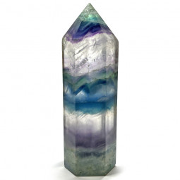 Pointe en Fluorite Multicolore