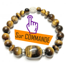 Bracelet en Oeil de Tigre