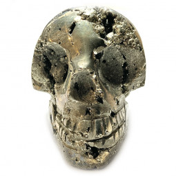 Crâne en Pyrite