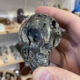 Crâne en Pyrite