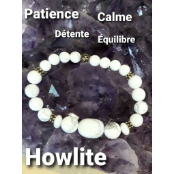 Bracelet en Howlite