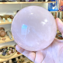 Sphère en Quartz Rose
