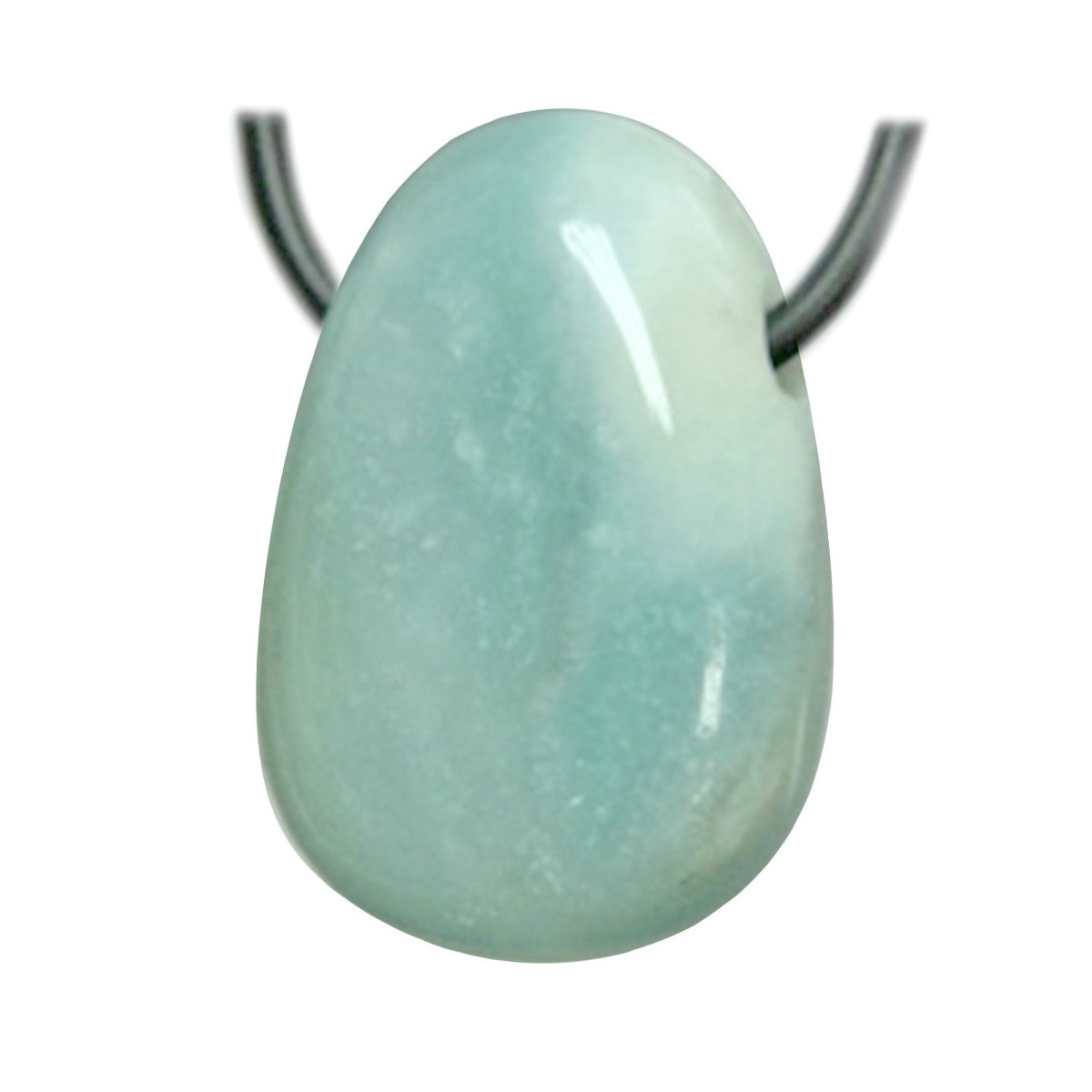 Pendentif Percé en Amazonite