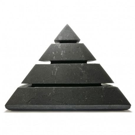 Pyramide Sakkara en Shungite - 10 cm