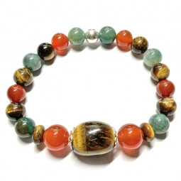 Bracelet Boules 3 Pierres