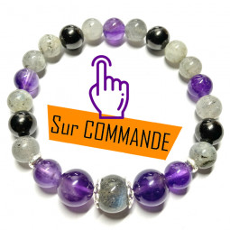 Bracelet Boules 3 Pierres.