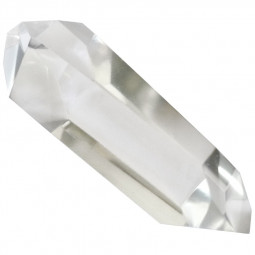 Pointe Biterminée en Cristal de Roche