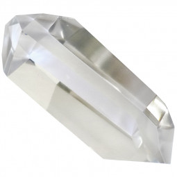 Pointe Biterminée en Cristal de Roche