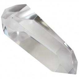 Pointe Biterminée en Cristal de Roche