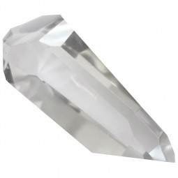 Pointe Biterminée en Cristal de Roche