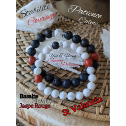 Bracelets Couple 2 Pierres