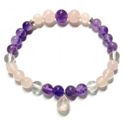 Bracelet Boules 3 Pierres