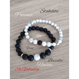 Bracelets Couple 2 Pierres