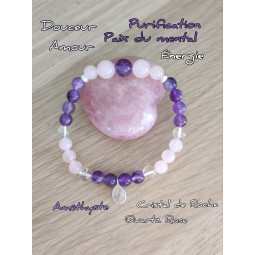 Bracelet Boules 3 Pierres