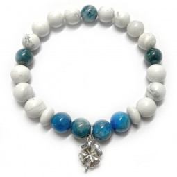 Bracelet Apatite & Howlite