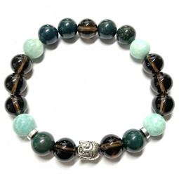 Bracelet Boules 3 Pierres