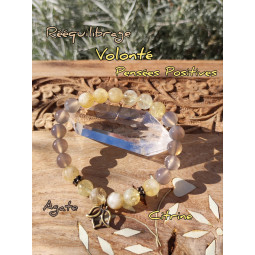 Bracelet en Agate & Citrine