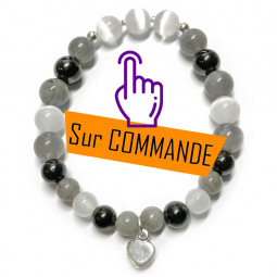 Bracelet Boules 3 Pierres