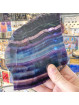 Plaque de Fluorite Multicolore Vibrations Cristallines