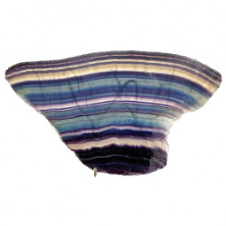 Plaque de Fluorite Multicolore - 815 Grammes