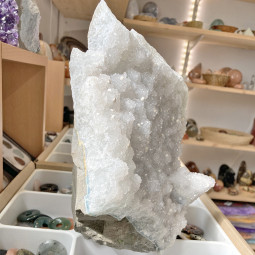 Druse de Quartz et Calcédoine Vibrations Cristallines