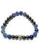 Bracelet en Hématite & Aventurine Bleue