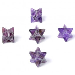 Merkaba en Améthyste Vibrations Cristallines
