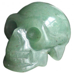 Crâne en Aventurine Verte