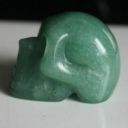 Crâne en Aventurine Verte