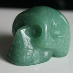 Crâne en Aventurine Verte