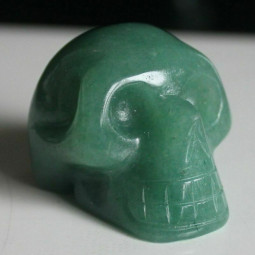 Crâne en Aventurine Verte