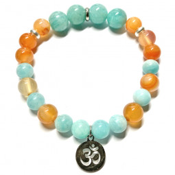 Bracelet Amazonite & Cornaline