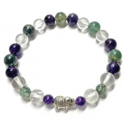 Bracelet Boules 3 Pierres