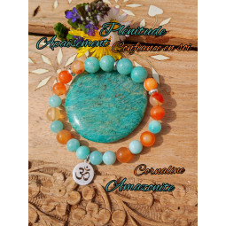 Bracelet Amazonite & Cornaline