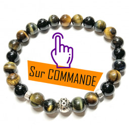 Bracelet Boules 3 Pierres