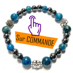 Bracelet Apatite & Hématite