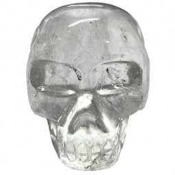 Crâne en Cristal de Roche Vibrations Cristallines