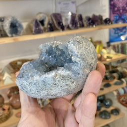 Druse de Célestine Vibrations Cristallines