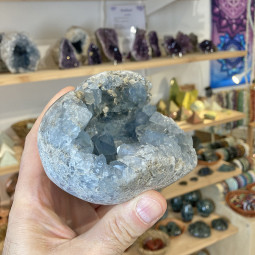 Druse de Célestine Vibrations Cristallines