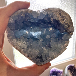 Druse de Célestine Vibrations Cristallines