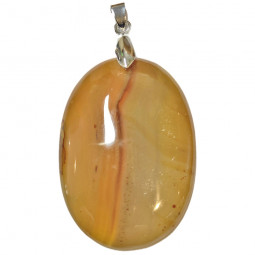 Pendentif en Cornaline - Cabochon Ovale