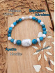 Bracelet Apatite & Howlite Vibrations Cristallines