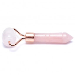 Bâton de massage en Quartz Rose Vibrations Cristallines