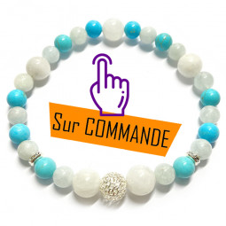 Bracelet Boules 3 Pierres