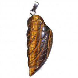 Pendentif en Oeil de Tigre - Forem Aile d'Ange